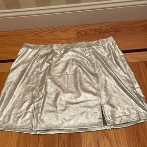 Silver Women's Skirt